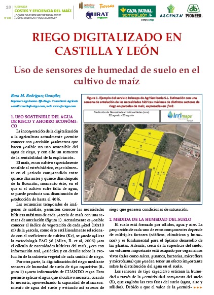 Asesoramiento con sensores de humedad de suelo Asesoramiento con sensores de humedad de suelo